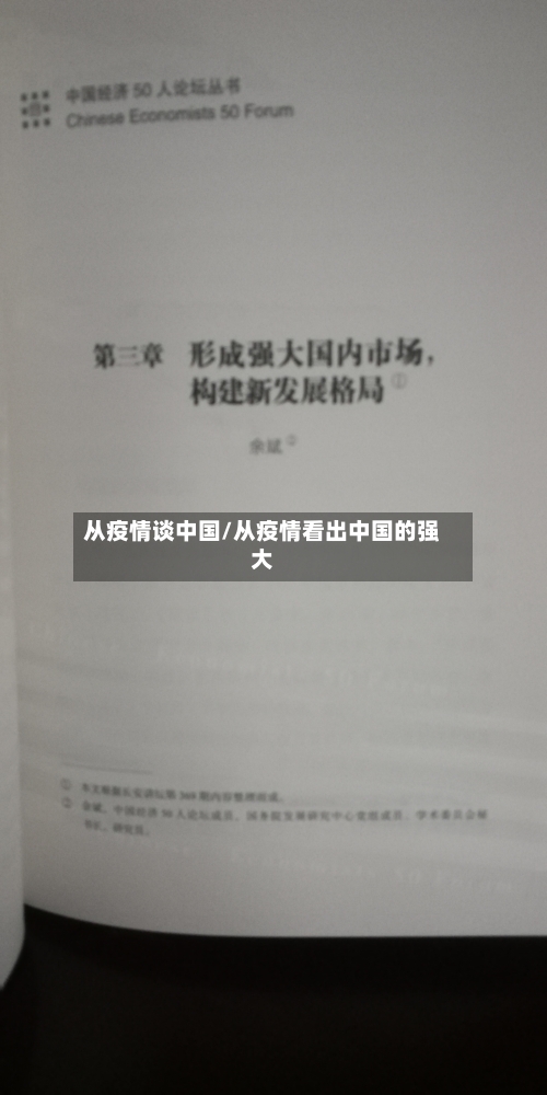 从疫情谈中国/从疫情看出中国的强大