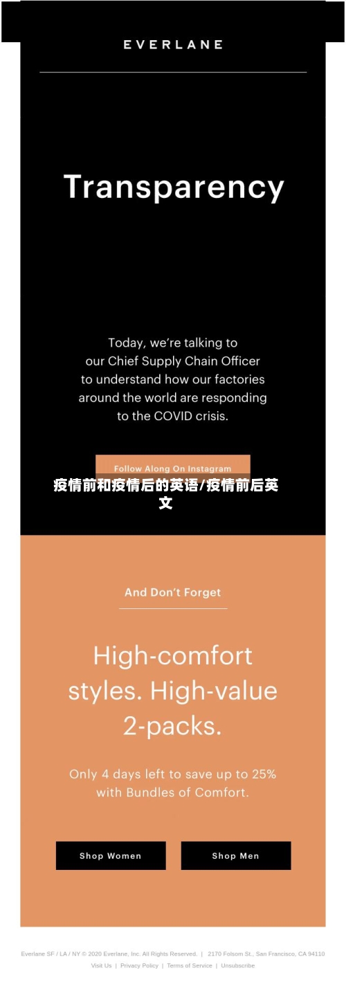 疫情前和疫情后的英语/疫情前后英文