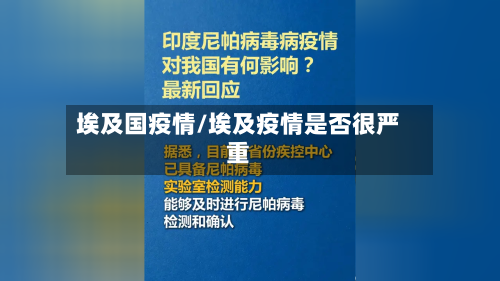 埃及国疫情/埃及疫情是否很严重-第3张图片