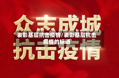 表彰基层抗击疫情/表彰基层抗击疫情的标语-第2张图片