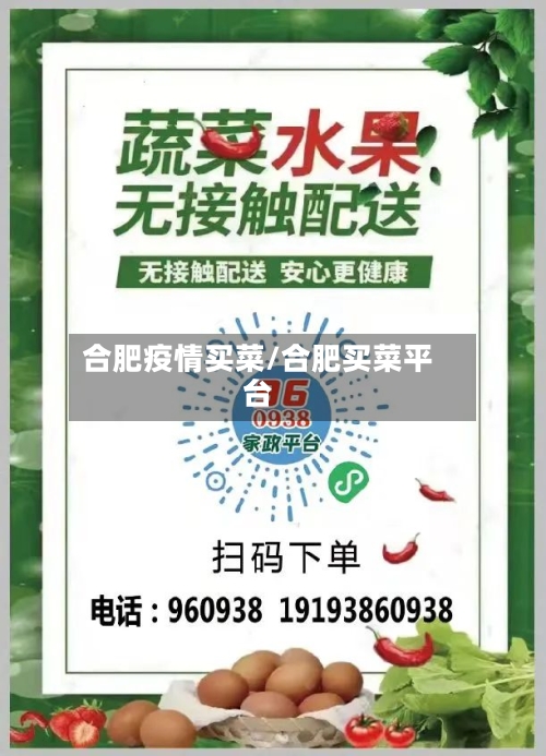 合肥疫情买菜/合肥买菜平台-第2张图片