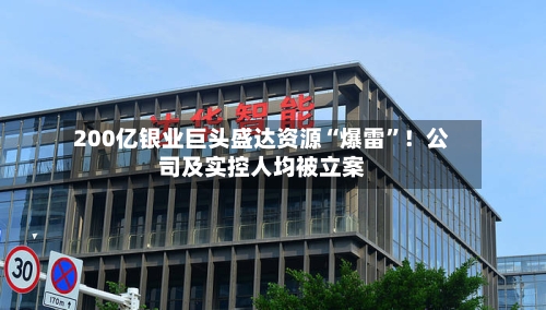 200亿银业巨头盛达资源“爆雷”！公司及实控人均被立案-第3张图片