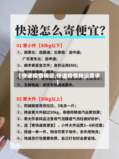 【快递疫情转运,快递疫情转运要求】-第2张图片