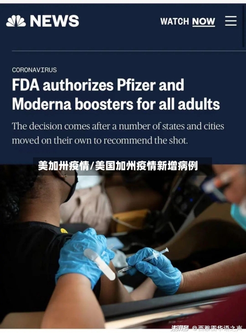 美加卅疫情/美国加州疫情新增病例