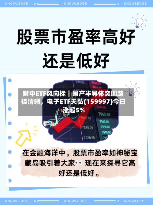 财中ETF风向标|国产半导体突围路径清晰,电子ETF天弘(159997)今日涨超5%