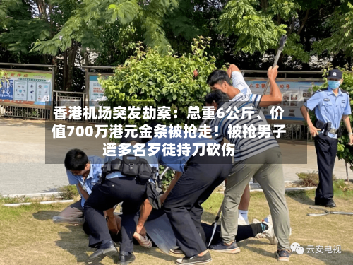香港机场突发劫案：总重6公斤、价值700万港元金条被抢走！被抢男子遭多名歹徒持刀砍伤