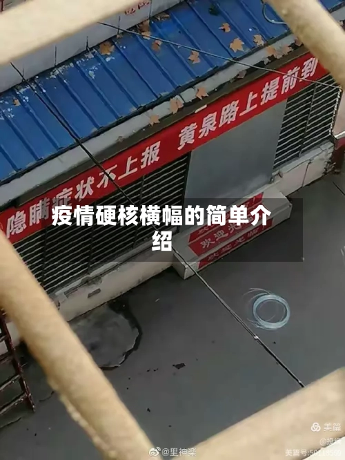 疫情硬核横幅的简单介绍-第2张图片