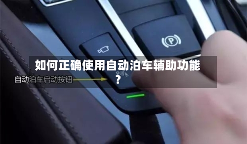 如何正确使用自动泊车辅助功能?-第3张图片