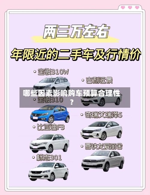 哪些因素影响购车预算合理性?-第3张图片
