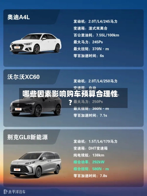哪些因素影响购车预算合理性?-第2张图片