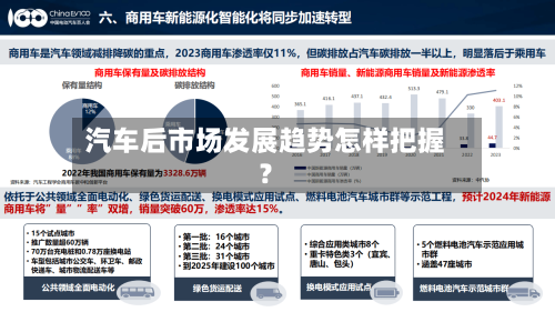 汽车后市场发展趋势怎样把握?