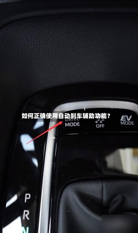 如何正确使用自动刹车辅助功能？