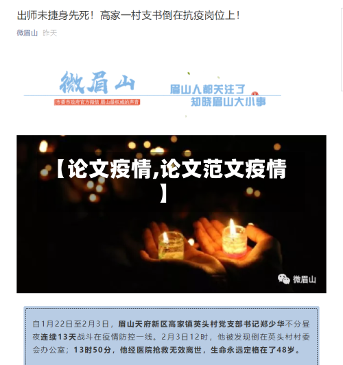【论文疫情,论文范文疫情】-第2张图片
