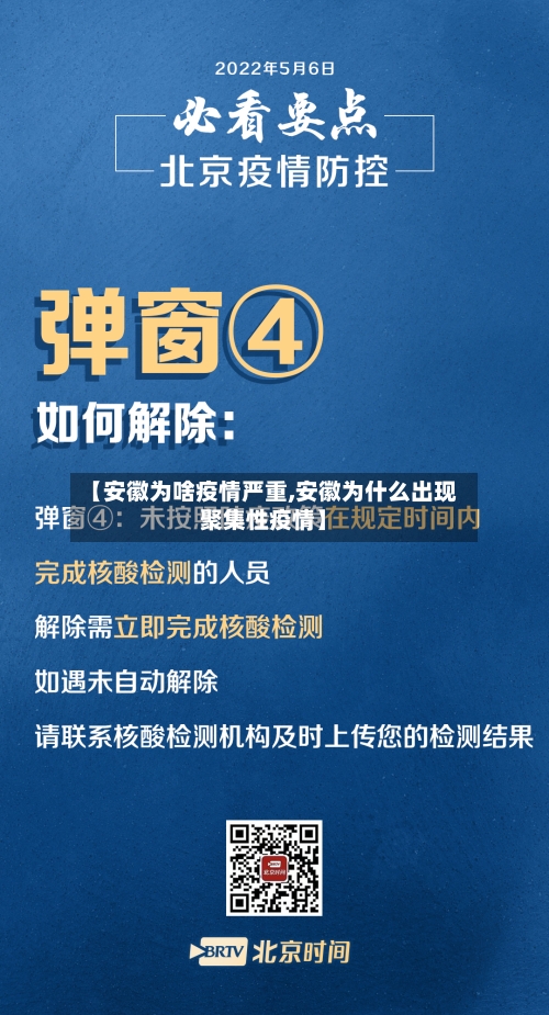 【安徽为啥疫情严重,安徽为什么出现聚集性疫情】
