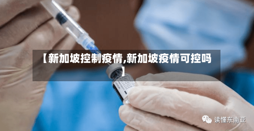 【新加坡控制疫情,新加坡疫情可控吗】-第3张图片