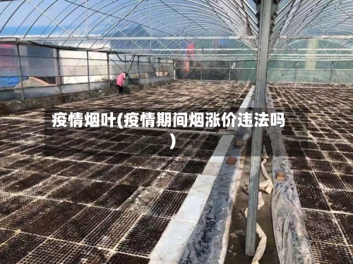 疫情烟叶(疫情期间烟涨价违法吗)