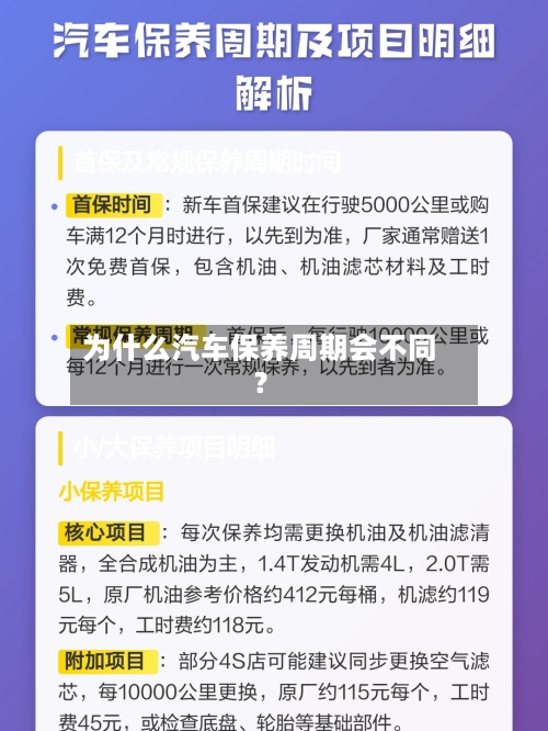 为什么汽车保养周期会不同?