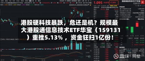 港股硬科技暴跌，危还是机？规模最大港股通信息技术ETF华宝（159131）重挫5.13% ，资金狂扫1亿份！