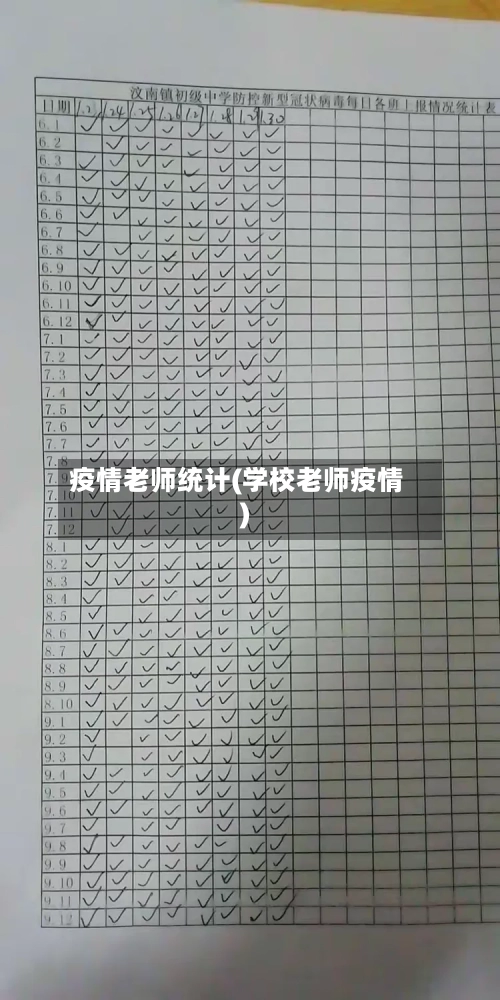 疫情老师统计(学校老师疫情)