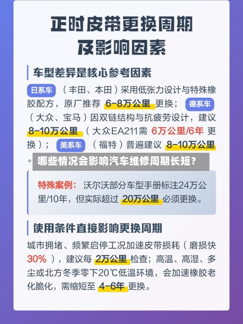 哪些情况会影响汽车维修周期长短？