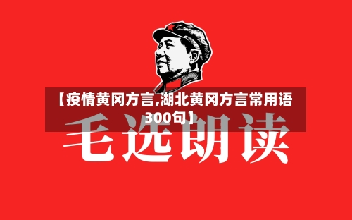 【疫情黄冈方言,湖北黄冈方言常用语300句】-第2张图片
