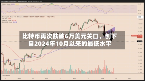 比特币再次跌破6万美元关口，创下自2024年10月以来的最低水平-第1张图片
