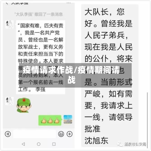 疫情请求作战/疫情期间请战-第2张图片