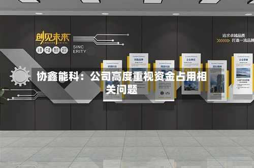 协鑫能科：公司高度重视资金占用相关问题-第2张图片