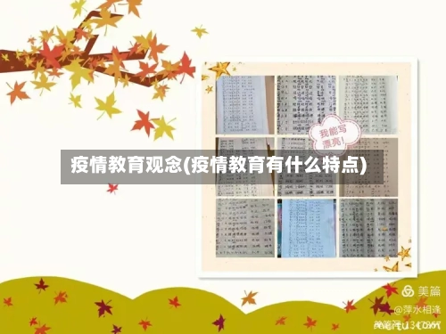 疫情教育观念(疫情教育有什么特点)-第3张图片