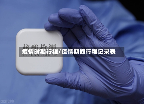 疫情时期行程/疫情期间行程记录表