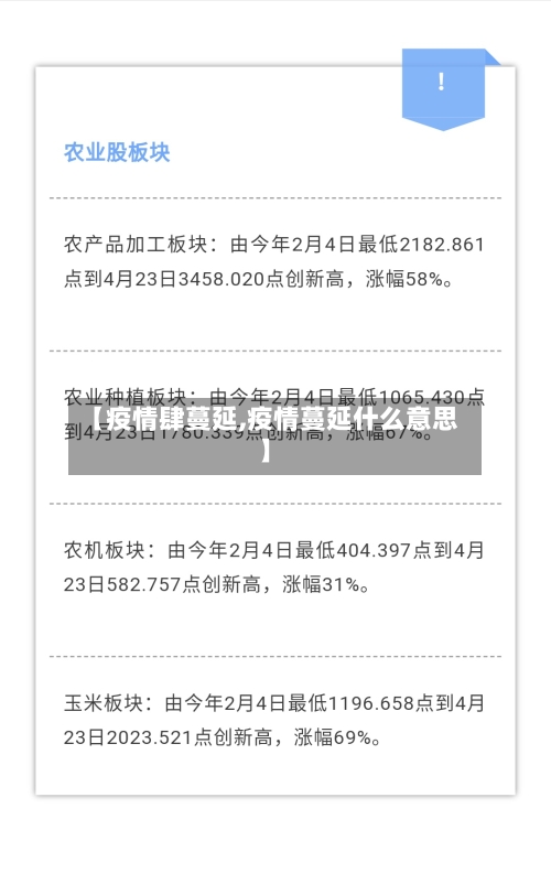 【疫情肆蔓延,疫情蔓延什么意思】-第3张图片