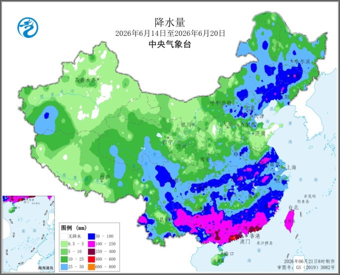 中央气象台：全国农业气象周报（2026年06月22日）